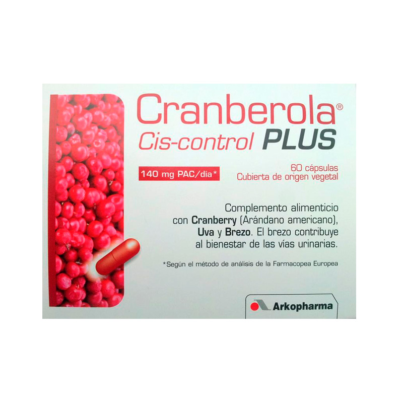 CRANBEROLA CISCONTROL PLUS CON BREZO - (60 CAPS)
