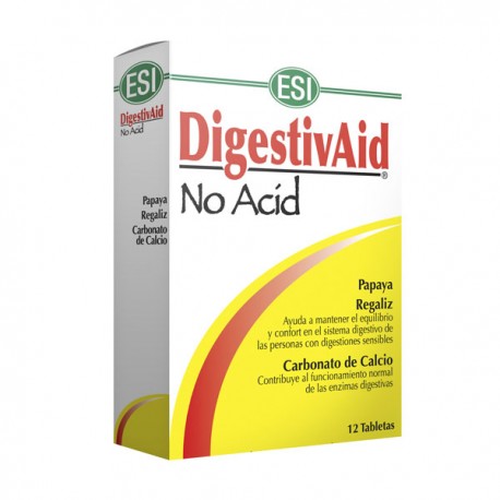 DIGESTIVAID NO ACID 12 TABLETAS