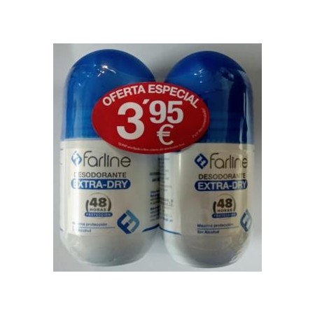 FARLINE DUPLO DESODORANTE EXTRA DRY