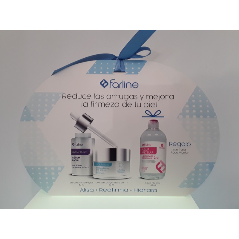 FARLINE COFRE ANTIARRUGAS REGALO MINI AGUA MICELAR