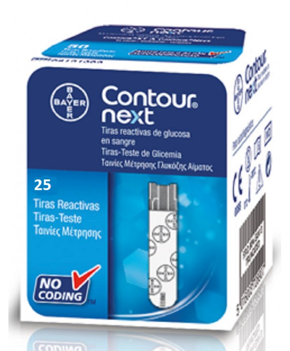 CONTOUR NEXT 25 Tiras Reactivas